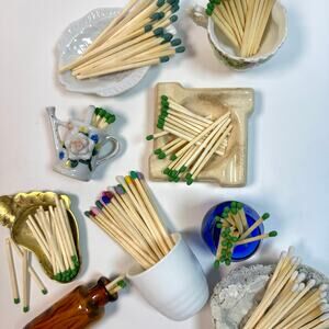 Ceramic Fish Matchstick Vessel